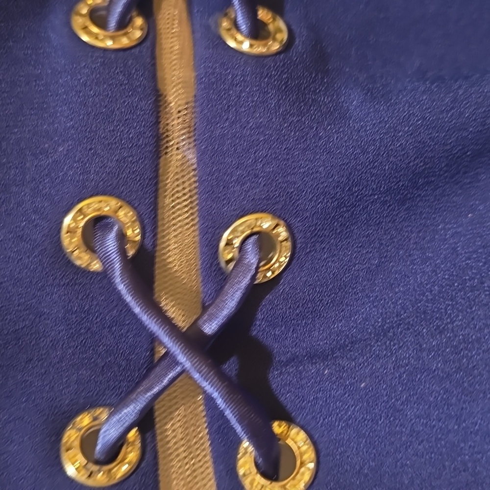 Terani couture royal blue gown. Never worn!! - Picture 3 of 9